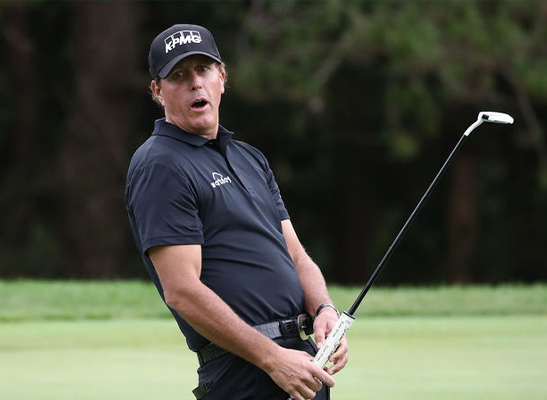 PHIL MICKELSON MAKES EAGLE AT HOUSTON OPEN! Image