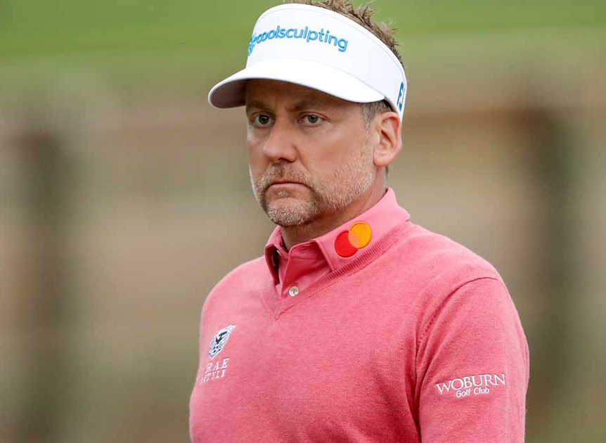 IAN POULTER LETS RIP ON THE COURSE! Image